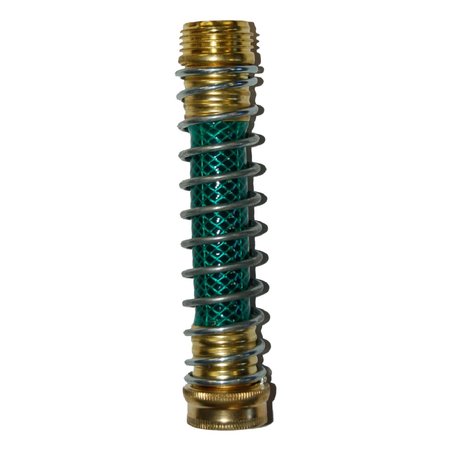 RUGG 3/4 in. Brass Threaded Female/Male Kink Free Hose Connector W6S-PDQ